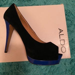 Aldo’s Blue and Black Heel